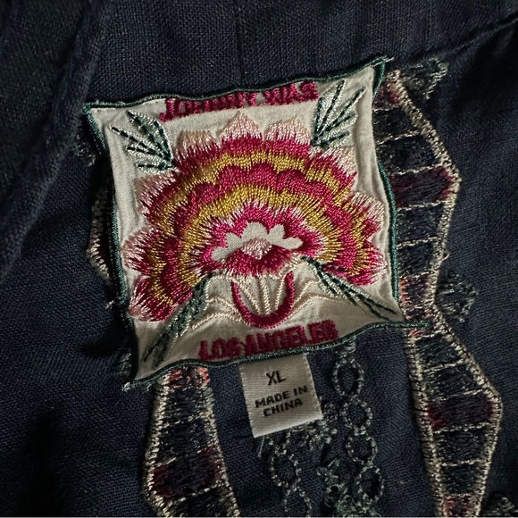 Johnny Was Multicolor Embroidered Robe - Picture 4 of 4